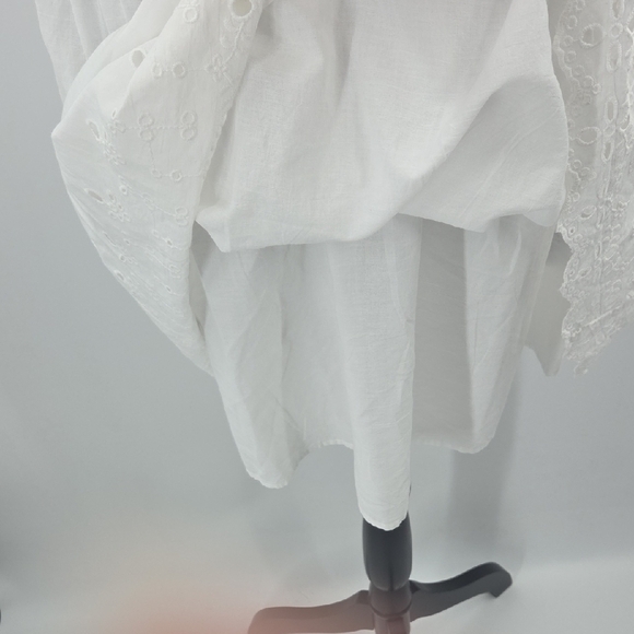 H&M White Dress With Lace And  Eyelet Detail NWT - Picture 16 of 16